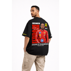 Lewis Hamilton Inspired Oversized T-Shirt – Racing Streetwear Edition