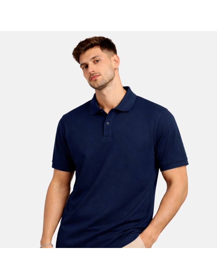 Premium Polo T-Shirt – 100% Cotton Airtex Fabric
